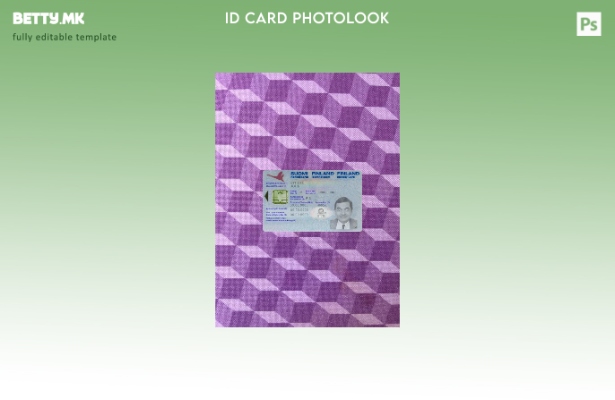 Модерен стил, преден шаблон со photolook верзија на Финска ID